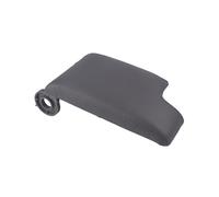 (Grigio) (Grigio) Copertura per bracciolo in vera pelle per console centrale auto, coperchio per vano portaoggetti