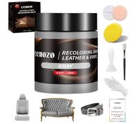 Grigio Kit Riparazione Pelle,Ripara Pelle Divano Graffio,Smacchiatore Sedili Auto,Stucco per Pelle Rinnova Volante in Pelle,Tintura per Pelle Scarpe,Giacca,Sofa,Sedili Auto