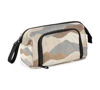 Grigio-marrone Mountain Pencil Bag Grande Capacità Grande Matita Bag Multifunzionale per Adolescenti Scuola Media estuches para el colegio
