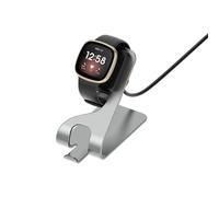 (Grigio) Per Fitbit Ace LTE, supporto in lega di alluminio, caricabatterie per orologio, lunghezza: