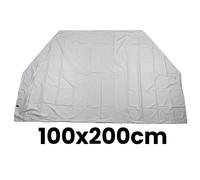 Grigio Peva Moto Scooter Bicicletta Garage Cover Protezione Pieghevole 100x200cm