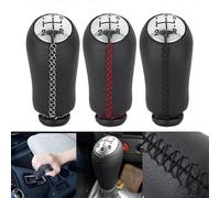 (Grigio) Pomello del cambio a 5 marce per interni auto, leva del cambio universale per auto