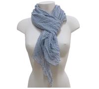 Grigio Quadrifoglio SCIARPA Foulard Coprispalle Uomo Donna Misto Seta SQ1
