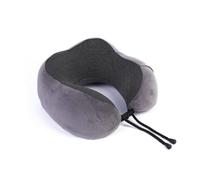 (grigio scuro) Cuscino da viaggio a forma di U, cuscini cervicali in memory foam, cuscino cervicale
