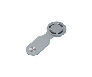 (Grigio scuro)Supporto per schermo laterale del computer Supporto per telefono Supporto posteriore a