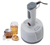 Grigio,Sigillatrice A Induzione Elettromagnetica, Saldatrice A Caldo Portatile, Plastica Microcomputer in Alluminio, Sigillatrice per Tappi di Bottiglia