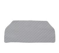 GRIGIO Tappetino bagagliaio Ecopelle per Tesla X Facelift 2021-… dietro la 2a fi