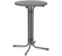 Grigio Tavolo da bar - Ø 70 cm - pieghevole - grigio | Royal Catering