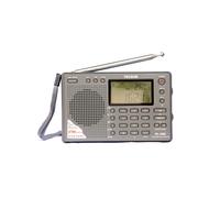 (Grigio) Tecsun PL 380 DSP Radio professionale FM/LW/SW/MW Digitale portatile a banda intera stereo