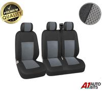 Grigio Van Autobus Camion Premium Tessuto Coprisedili Protezione Universale A