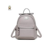 (Grigio) Zaino con design a rivetti del marchio BeiBaoBao per ragazza 2022, eleganti borse scolastiche