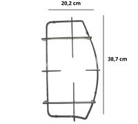Griglia 1 fuoco nera sinistra cucina Hotpoint Ariston cm.38,7 x 20,2 C00052923