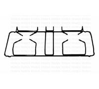 GRIGLIA 2 FUOCHI CUCINA FRANKE SMALTATA NERA 454 X 239