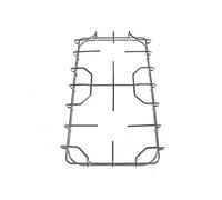 GRIGLIA 2 FUOCHI FILO CROMATA ADATTABILE STAR 41.5 X 22.5 CM