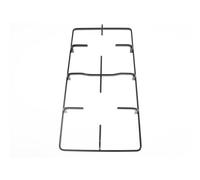 GRIGLIA 2 FUOCHI IN PIATTINA NERA LUCIDA CUCINA GAS SAMET OCEAN 46 X 23 CM