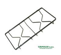 GRIGLIA 2 FUOCHI NERA PER CUCINA PIANO COTTURA SMEG 694092107 ORIGINALE