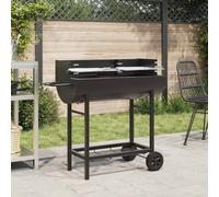 vidaXL griglia a carbone 96,5 x 42,5 x 88,5 cm Nero