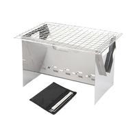 Griglia A Carbone Portatile | Braciere Da Cucina In Acciaio Inossidabile Con Borsa Da Trasporto - Griglia da Campeggio Portatile,per Cucinare e Picnic e Spiaggia e Escursionismo e Tailgating e Falò e