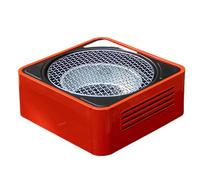 Griglia a Carbone Portatile - Fornello Barbecue Compatto | Barbecue a Carbone Portatile - Per Casa Campeggio Giardino Viaggio Cortile Picnic Spiaggia Interno Esterno Cucina e Festa