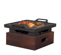 Griglia a carbone portatile per cucinare all'aperto, design compatto e leggero, ideale per campeggio, picnic e riunioni di famiglia