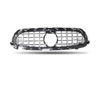 Griglia A Doppia Barra Per Mercedes Per Benz W213 E43 GT Style 2021 2022 2023 Griglia Anteriore Per Auto Paraurti Superiore Cofano In Rete Griglia Parafango Anteriore(Argento)