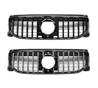 Griglia a doppio ponte Per LB X247 Per Benz GLB180 GLB200 GLB250 2020-2023 GT Style Paraurti Superiore Nero Argento Griglia Anteriore Anteriore nido d'ape Griglia(2020-2023 Black A)