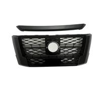 Griglia a doppio ponte Per NAVARA Per Frontier NP300 2021 2022 2023 Griglie Racing Abs Radiatore Paraurti Maschera Presa D'Aria Sul Cofano Profili Griglia Anteriore Anteriore nido d'ape Griglia