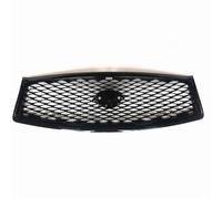 Griglia a doppio ponte Per Q50 Q50S 2014 2015 2016 2017 Tutti I Modelli Griglia Anteriore Nera Lucida Paraurti Superiore A Maglie Cofano Griglie Da Corsa Anteriore nido d'ape Griglia