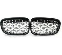 Griglia a Doppio Rene Sportiva Nera Lucida per BMW 1 Series F20 F21 2011 2012 2013 2014