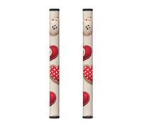 Griglia a forma di cuore, 2 pezzi, copertura per maniglia della porta del frigorifero, decorazione per elettrodomestici da cucina per frigorifero, forno a microonde, forno e lavastoviglie