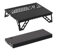 Griglia a Fuoco Aperto,Griglia in Lega di Alluminio Pieghevole per Focolare - Piastre Di Cottura Multiuso Per Barbecue Giardino Escursionismo Picnic Terrazzo