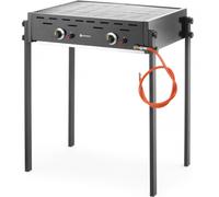 Griglia a gas MASTER PRO BLACK 790 x 560 mm 11,6 kW