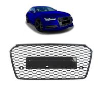 Griglia a griglia Wabengrill nero lucido per Audi A7 C7 2014-2018 anteriore