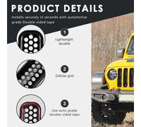 Griglia a Nido D'Ape Anteriore Protezioni Kit per 1997-2006 Tj & Infiniti