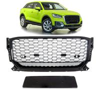 Griglia A Nido D'Api Kit Completo Nera Lucida Compatibile Con Audi Q2 GA