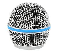 Griglia a Rete con Testa a Sfera per Microfono, Griglia in Acciaio Inossidabile Sostituzione della Copertura della Testa a Sfera del Microfono Schermo Universale per Beta58A