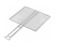 OMPAGRILL GRATICOLA RETE SENZA PIEDI 40x45CM GRIGLIA DOPPIA INCROCIATA BARBECUE