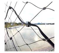 Griglia a rete in acciaio inossidabile, 1,2 x 9 m, cavo flessibile X-Grid, rete di sicurezza da 2 mm per cadute, rete metallica decorativa fai da te per giardino e uso domestico