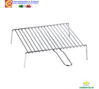 Griglia acciaio Alta Qualità graticola Cromata per barbecue Camino 30 X 30 Cm