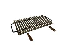 Griglia acciaio inox, graticola inox per barbecue scorrevole da appoggio