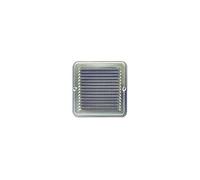 GRIGLIA AERAZIONE ALLUMINIO 23X23 CON RETE TASSELLI INCLUSI