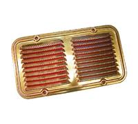 GRIGLIA DI RAME AERAZIONE CASA GARAGE ESTERNO 23X23 FISSA RAME C/RETE