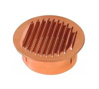 Griglia Aerazione In Rame Da Incasso. Con Rete. (D 150)