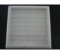 GRIGLIA AERAZIONE PER FORI DA 8 A 16 cm APERTURA A GRAVITA