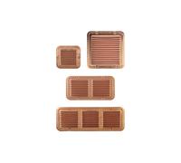 Griglia Aerazione Rame-Alluminio Tonda Quadra Rettangolare con Rete Anti Insetti