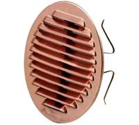 Griglia Aerazione Rame Tonda C/Molle Rete mm 160-220 LA VENTILAZIONE