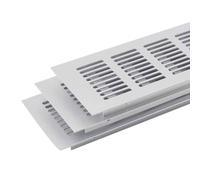 griglia aerazione rettangolare, 1pc Width 150mm/5.9in Aluminum Alloy Breathable Mesh Rectangular Wardrobe Air Vent Shoe Cabinet Cupboard Cooling Vents(150x800mm)