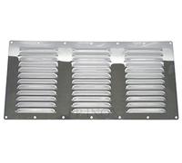 Griglia aerazione Rettangolare 358 x 184 mm Inox a2