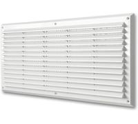 Griglia Aerazione Rettangolare in ABS con rete, misura 50 x 22,7 cm, La Ventilaz