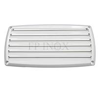Griglia Aerazione Rettangolare In Plastica 201 x 101 mm bianca